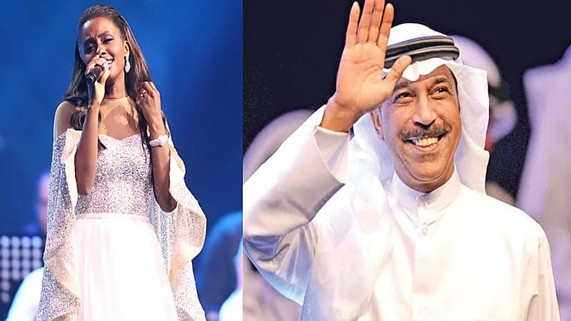 عبدالله الرويشد وداليا مبارك يحييان حفلا بالرياض