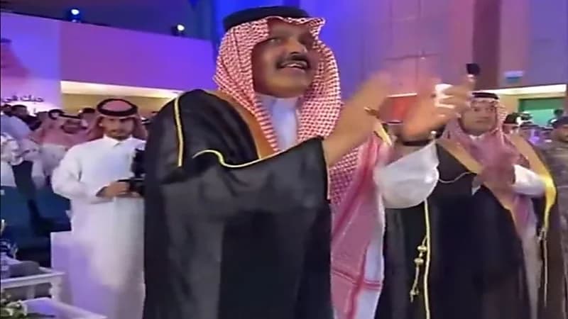 أمير حائل يطبق عمليًا مقولة قف للمعلم.. فيديو