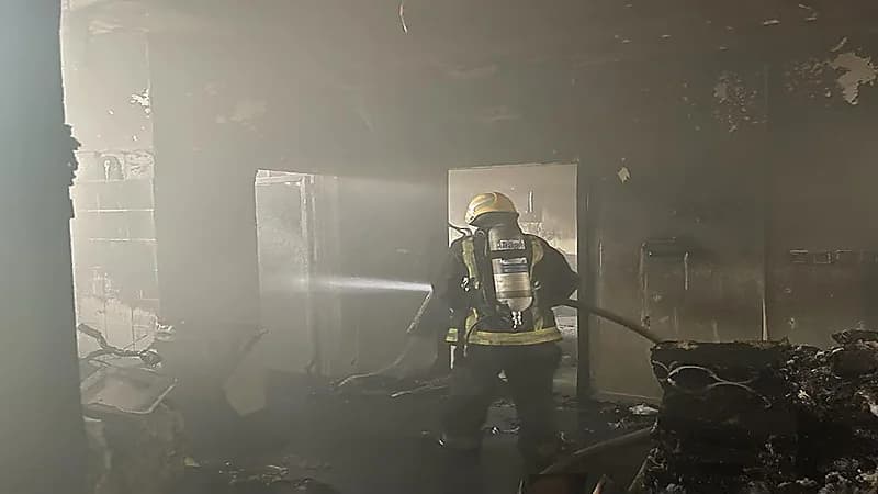 إصابة 6 أشخاص في حريق شقة سكنية بجيزان