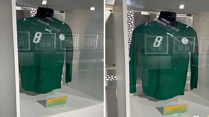 بالفيديو .. قميص محمد نور في متحف أساطير كأس العالم