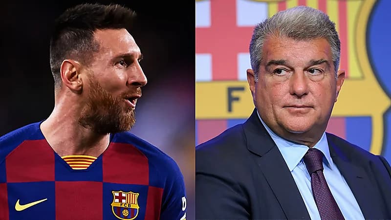 رئيس برشلونة يلتزم الصمت حول مجيء ميسي .. فيديو