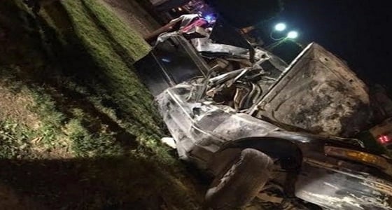 مصرع وإصابة 7 أشخاص في حادث انقلاب مركبة بالطائف