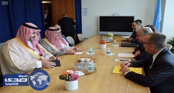 وزير الخارجية يبحث مع الأمين العام للأمم المتحدة الموضوعات الإقليمية والدولية