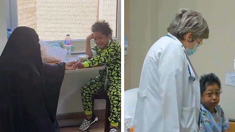 في وقت قياسي.. نجاح زراعة قلب لطفل بعد نقله من أبوظبي إلى الرياض .. فيديو