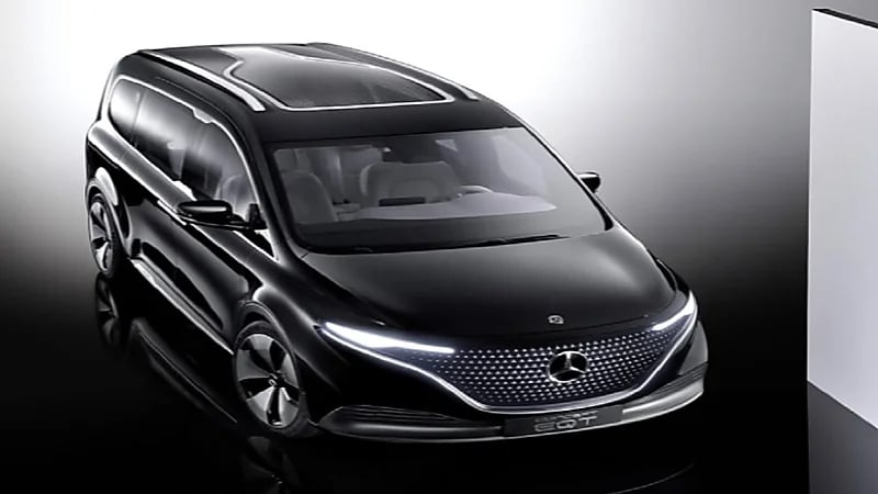 مرسيدس تكشف عن ميني فان اختبارية جديدة