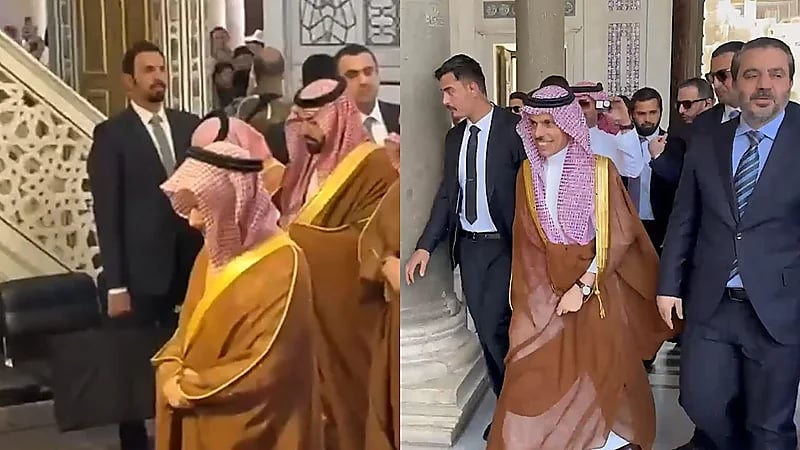 وزير الخارجية يؤم المصلين في المسجد الأموي خلال زيارته لدمشق.. فيديو