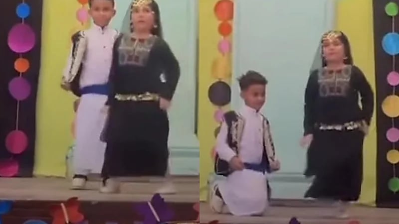 رقصة بدوية لـ طفلة في حفل التخرج تثير الجدل.. فيديو