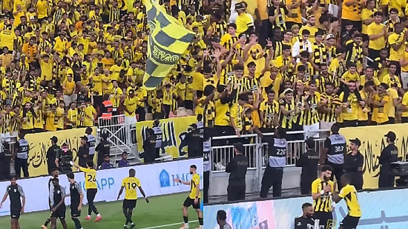 العبود يحتفل بهدفه على طريقة فهد المولد .. فيديو