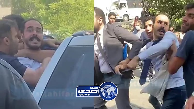 بالفيديو.. الأمن الإيراني يحاول اعتقال صحفي معارض