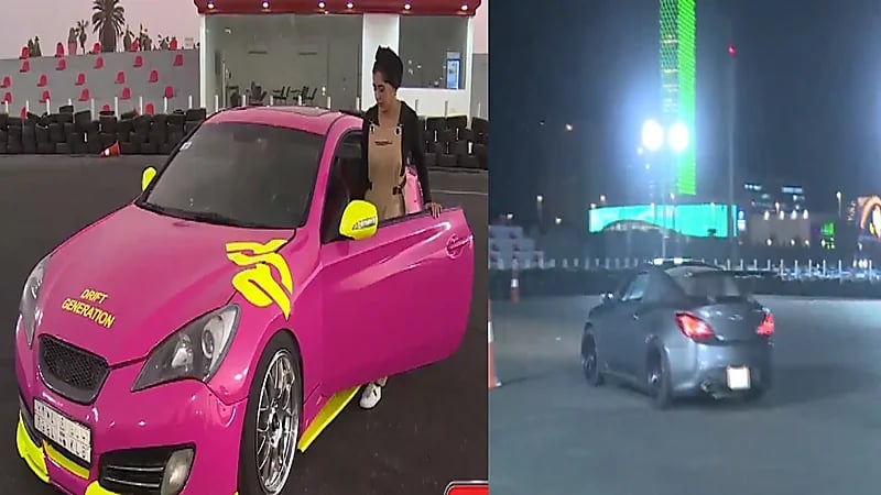 فيديو.. مواطنات يدخلن عالم سباقات "الدريفت"