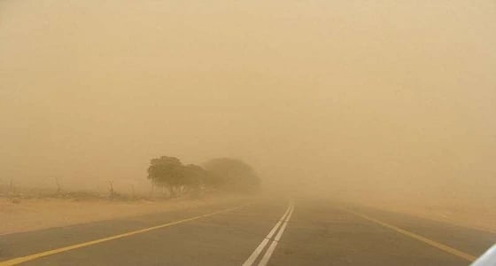 إنذارات بـ 7 مناطق لوجود رياح وأتربة
