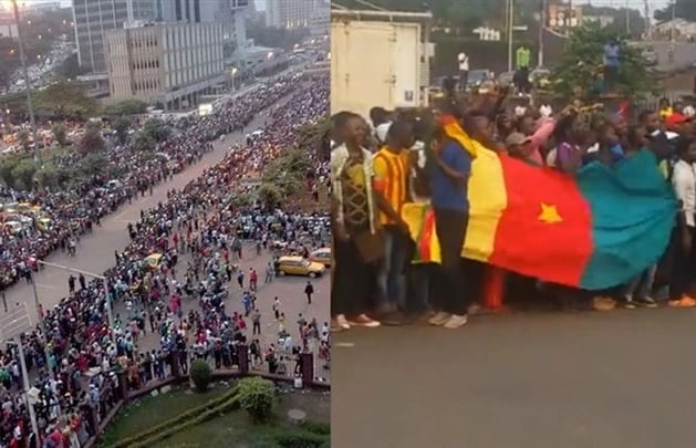 بالفيديو والصور.. استقبال حافل للكاميرون بعد الفوز ببطولة أفريقيا