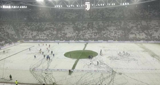 تأجيل لقاء يوفنتوس وأتالانتا لتساقط الثلوج