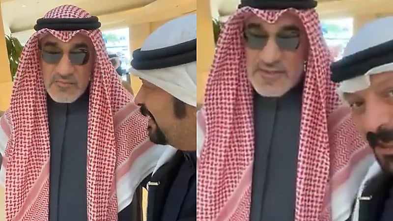 وزير الداخلية الكويتي لـ رجل رحّب به: منور بس مدخن وايد اليوم .. فيديو