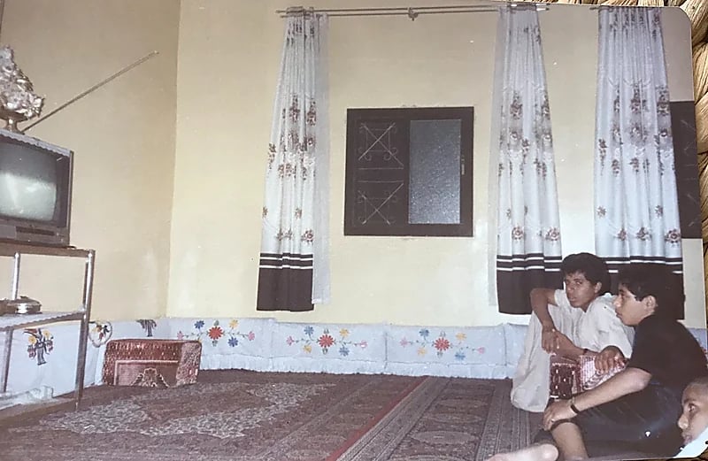 صورة قديمة وجميلة من مجالس الطيبين البسيطة