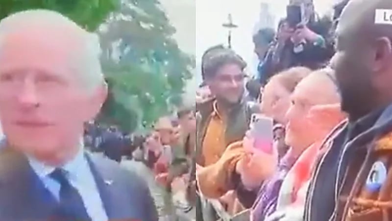 فيديو..تصرف عنصري من الملك تشارلز تجاه شخص حاول مصافحته