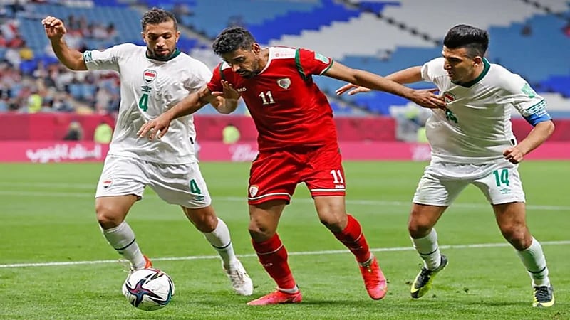 التعادل الإيجابي يحسم مواجهة العراق وعمان 