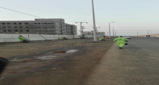 بالصور.. حملة نظافة لإسكان الأمير سلطان الخيري بـ " الليث "