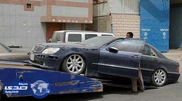 بلدية رأس تنورة تتلف 114 سيارة مهملة