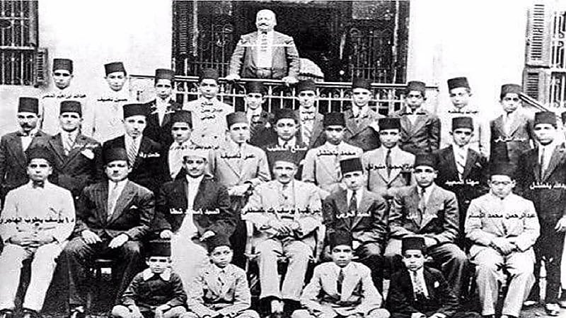 صورة نادرة لأول دفعة مبتعثين في تاريخ المملكة