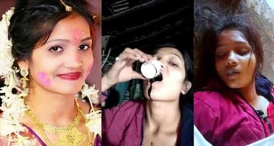 بالفيديو.. شاب يدفع عشيقته إلى الانتحار قبل زفافها على آخر