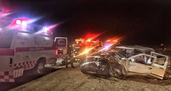 وفاة وإصابة 12 شخصًا في حادث مروع بالجموم