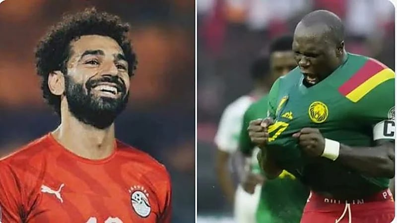فينسنت أبوبكر يستفز محمد صلاح قبل مواجهة منتخبيهما