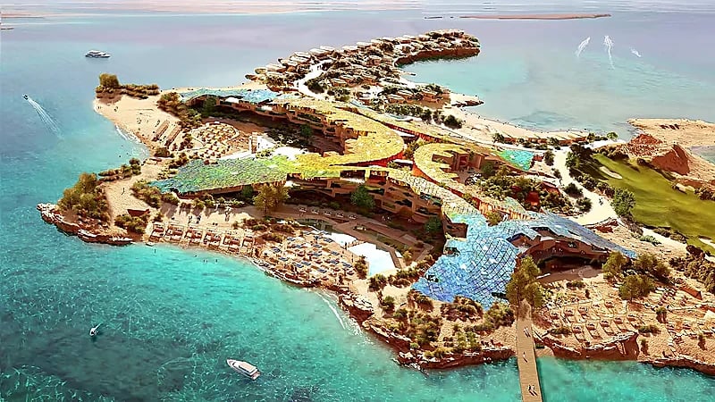تعرف على جزيرة "سندالة" في نيوم التي تحدث عنها ولي العهد.. فيديو