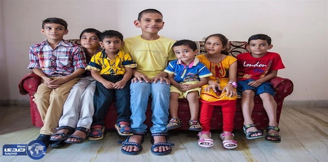 بالصور.. عائلة هندية عملاقة تتسابق لدخول موسوعة “ غينيس ”