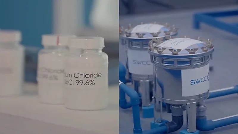 تحلية المياه تنتج غاز البروميل عن طريق رجيع المياه لأول مرة في العالم .. فيديو