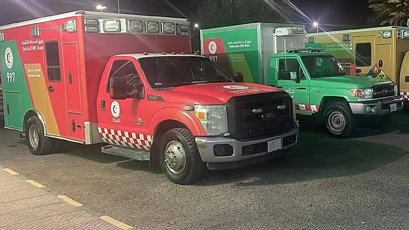 الهلال الأحمر ينقذ حياة طفل حديث الولادة في تبوك