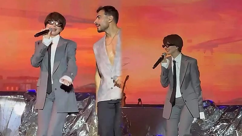 ماريتا الحلاني تثير موجة من التفاعل بعفويتها على المسرح.. فيديو