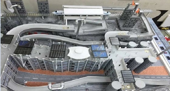 طالبان بهندسة المجمعة يبتكران وسيلة لتوفير إنتاج الكهرباء في جسر الجمرات