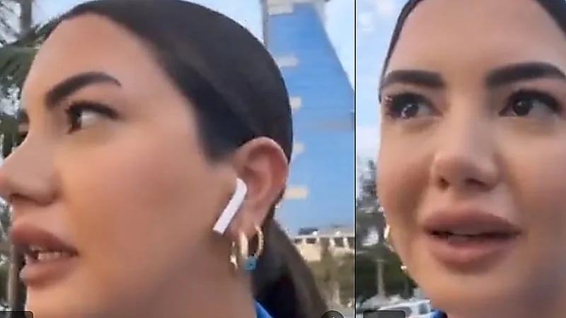 تأثر مذيعة تركية بحرارة جدة..فيديو