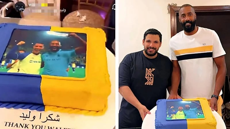 ‏حفل وداع لحارس النصر وليد عبدالله .. فيديو