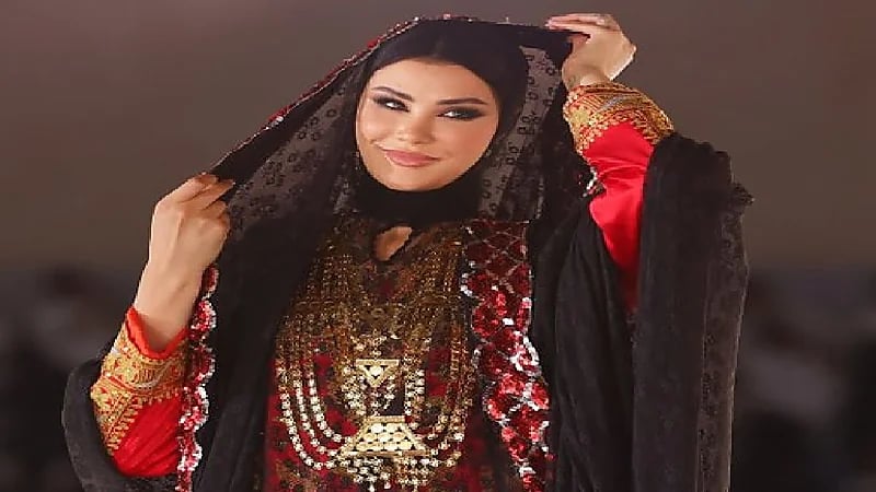 أميمة طالب تخطف الأنظار بالزي الجيزاني..صور