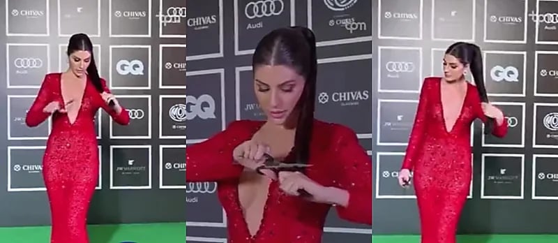 عارضة أزياء إيرانية تتحدى "الملالي" بقص شعرها