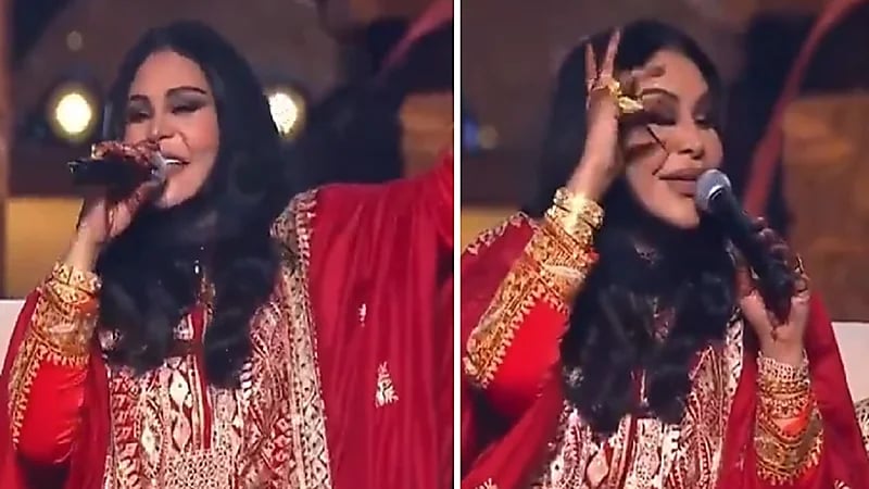 أحلام لزوجها: أنا مجنونة.. فيديو