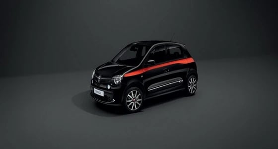 بالصور.. " رينو توينجو " تتألق بخطوط حمراء ولون أسود مثير