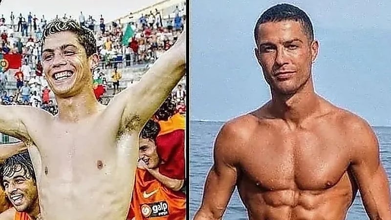 صورة صادمة لـ جسد "رونالدو" قبل 19 عامًا