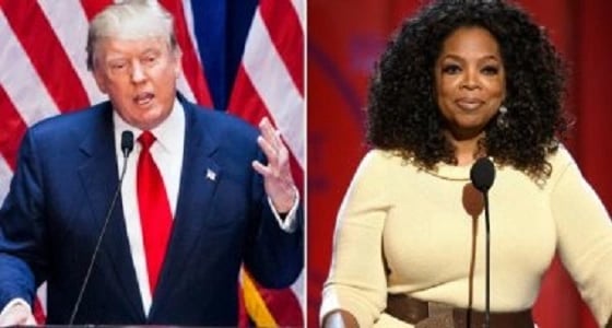 " ترامب " يهاجم " وينفري ": آمل أن تخوض الانتخابات حتى تهزم