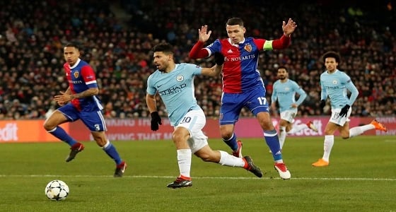 بازل يهزم السيتي بثنائية في دوري الأبطال