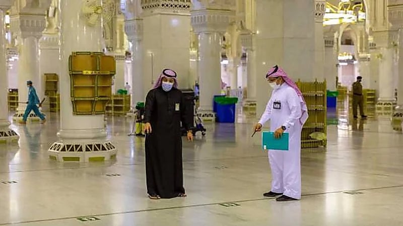 شؤون الحرمين تجهز مواقع لتنظيم حركة دخول الحجاج لأدوار المطاف بسعة 11 ألف حاج