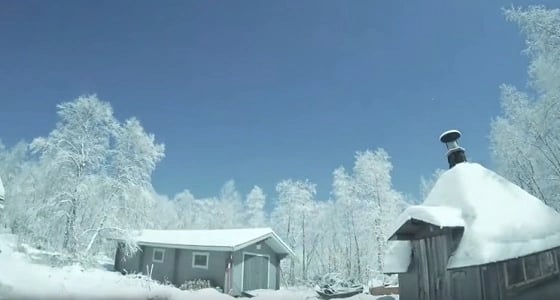 شاهد لحظة سقوط نيزك على فنلندا