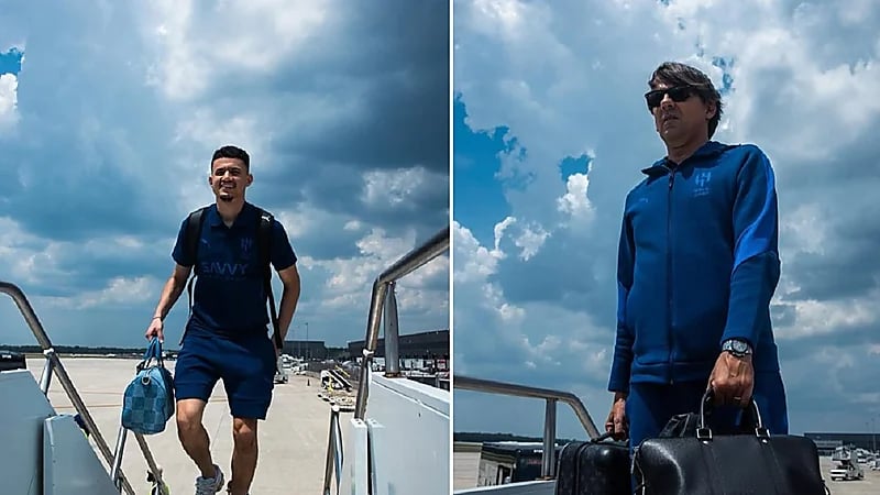 بعثة الهلال تغادر لمدينة ناشفيل قبل مواجهة باتشوكا .. صور