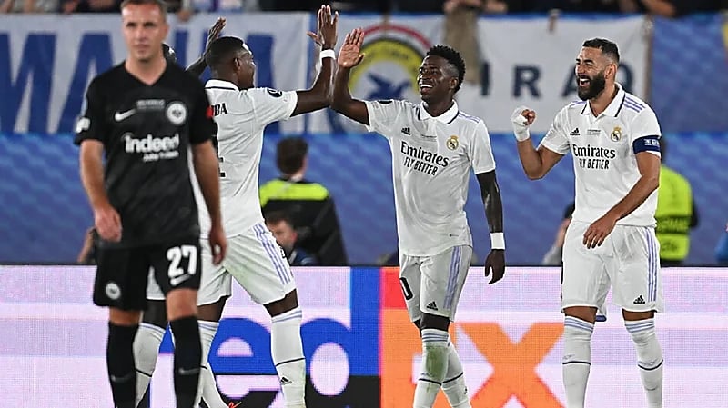 للمرة الخامسة.. ريال مدريد يتوج بكأس السوبر الأوروبي