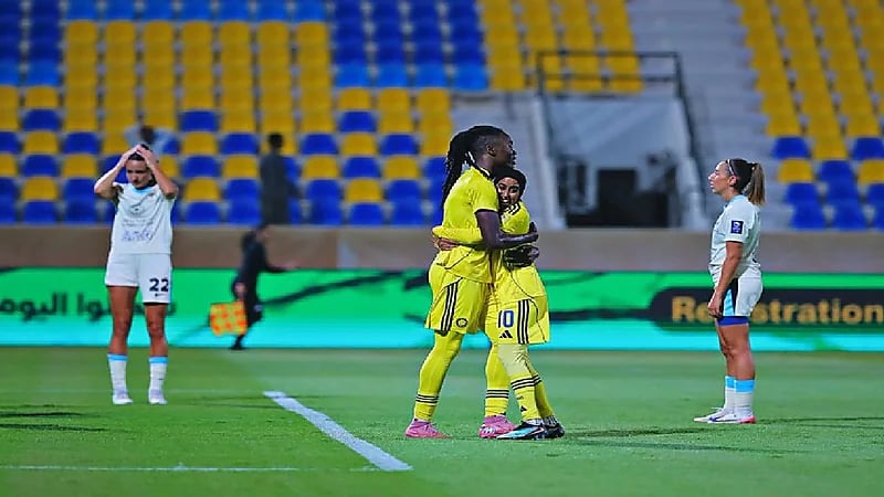 سيدات النصر يمطرن شباك الاتحاد برباعية