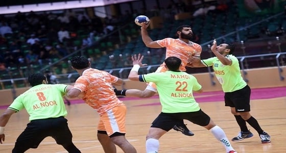 النور يصطدم بمضر في قمة كرة دوري اليد