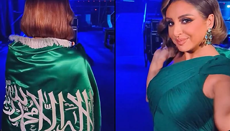 فيديو.. أنغام تشعل المسرح في حفل اليوم الوطني بجدة