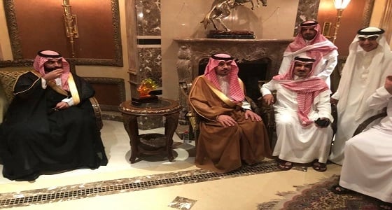سمو وزير الحرس الوطني يعزي في وفاة الشيخ مشرف بن مطلق بن شنان